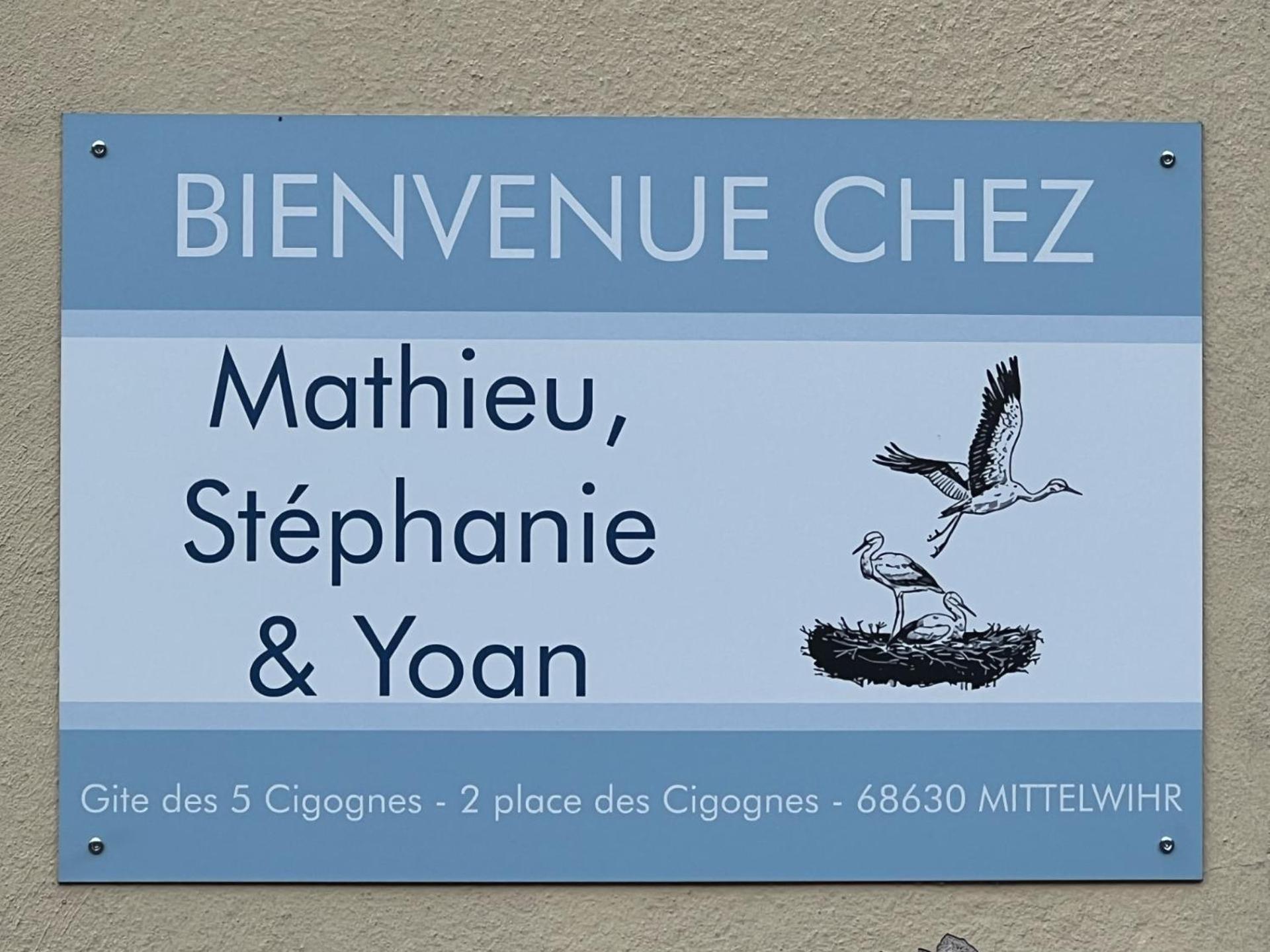 Gite Des 5 Cigognes Rouge 米特尔维 外观 照片